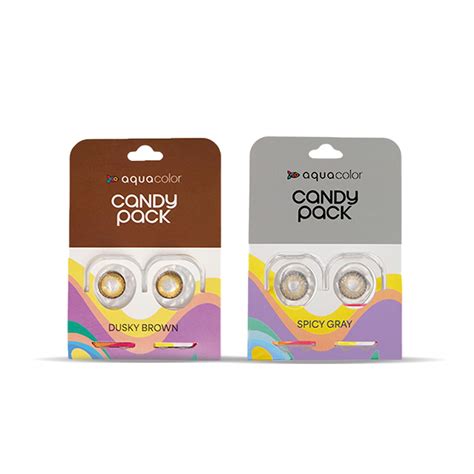 AQUALENS CONTACT LENSES Aquacolor Contact Lens Pack Of 2 (Spicy Grey ...