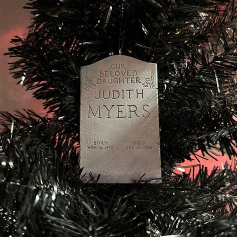 Halloween (1978) - Judith Myers Tombstone Ornament Holiday Horrors ...