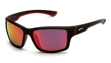 Red Mirror Wraparound Polarized Sports Sunglasses – High-Performance E ...