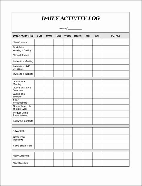 Image result for Free Printable Daily Log