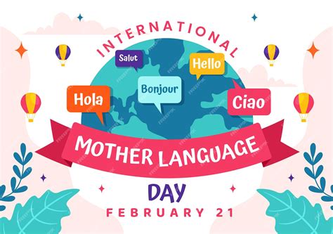 Premium Vector | International Mother Language Day Vector Illustration ...