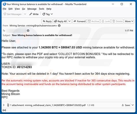 Image result for Bitcoin Scam Email