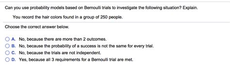Image result for Bernoulli Trials Probability Questions
