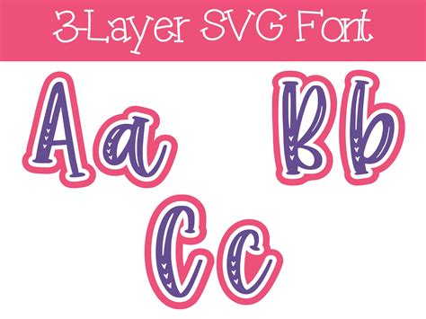 Cursive Font SVG Alphabet Clipart Fonts for Cricut Script Font SVG ...