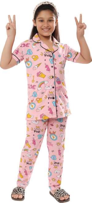 Girl's Night Suits - Buy Night Suits for Girls Online | Shopsy