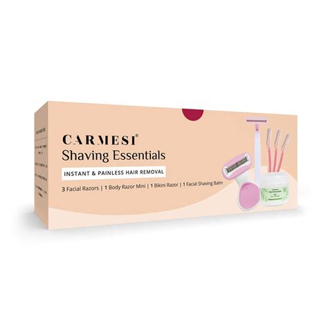 Carmesi Shaving Essentials | Instant & Painless Hair Removal | Travel ...