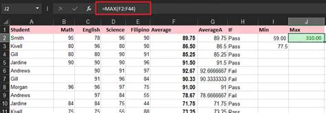 Image result for How to Use Max Function in Excel Then Add Bonus