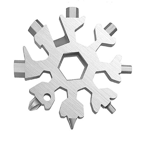 JKICHNM 18-in-1 Snowflake Multi Tool, 18 in 1 Stainless Steel Multi ...