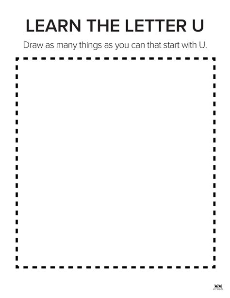 Letter U Worksheets - 50 FREE Printables | Printabulls