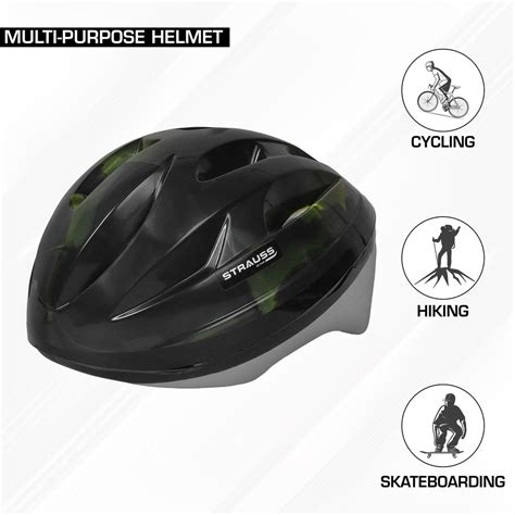 Strauss Cycling Helmet, Elite | Light Weight with Superior Ventilation ...