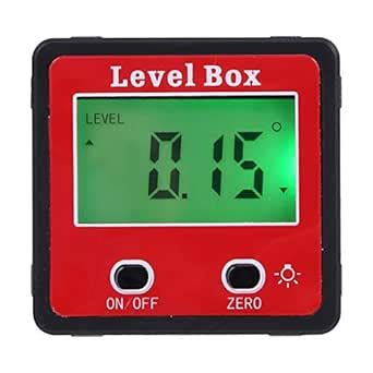 MYADDICTION LED Digital Inclinometer Level Box Gauge Angle Meter Finder ...