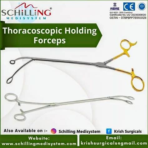 Laparoscopy Equipment - Thoracoscopic Holding Forceps Trader ...
