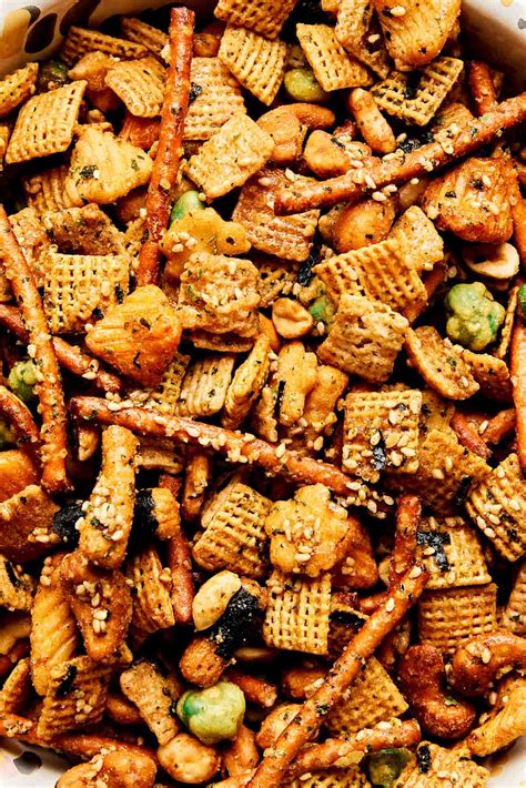 Auntie Allyson's Famous Salty-Sweet Furikake Chex Mix