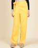 Buy Mustard Trousers & Pants for Women by Shein Online | sheinindia.in