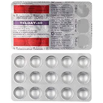 Telday 40 - Strip of 15 Tablets : Amazon.in: Health & Personal Care