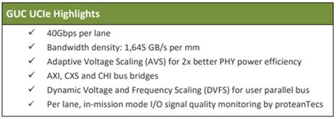 GUC Tapes Out UCIe 40Gbps IP Using AVS - EE Times India