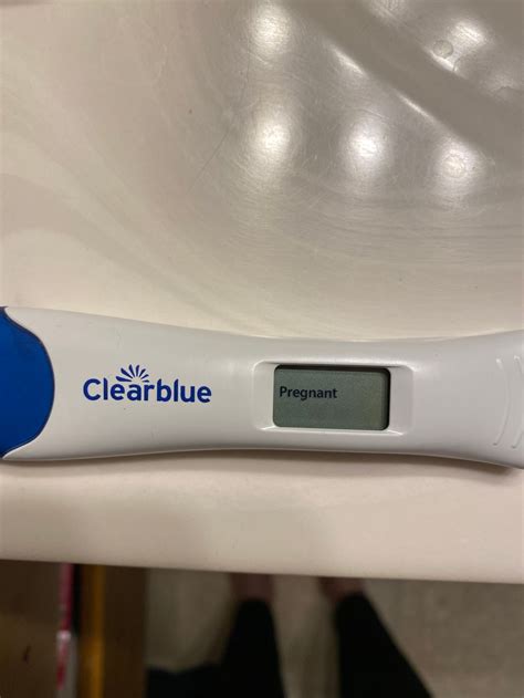 Clear Blue Digital Positive Pregnancy Test