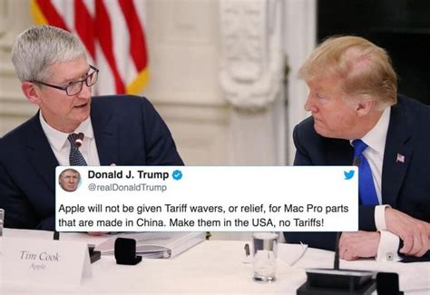Trump says will reject tariff relief on China-made Mac Pro parts