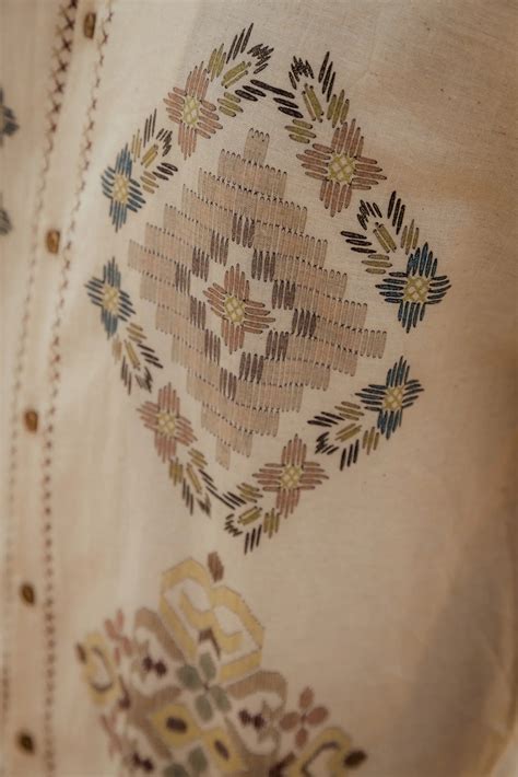 Threads of Time - Placement Printed Linen Designer Shirt – JAVINISHKA