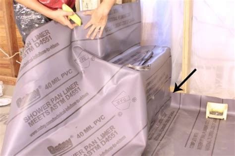 Installing PVC Shower Pan 的图像结果