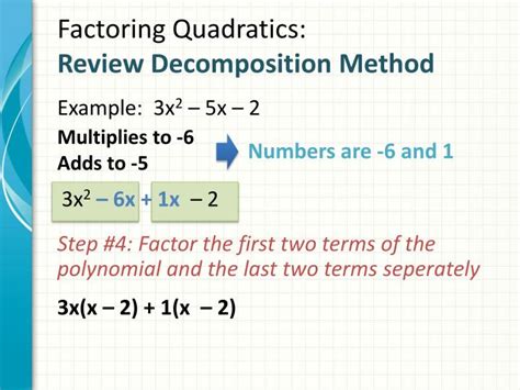 Decomposition Factoring 的图像结果