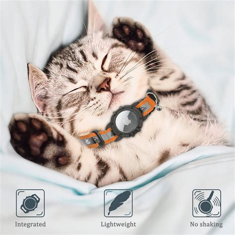 Reflective AirTag Cat Collar 7 Colors to Choose – FeeyarPets