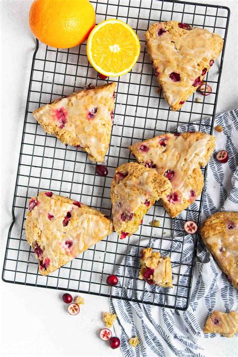 Cranberry Orange Scones Recipe - Mom Foodie
