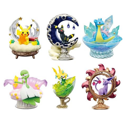 Buy 6Pcs/Set Pokemon Anime Figures Pikachu Jirachi Gardevoir Lapras ...