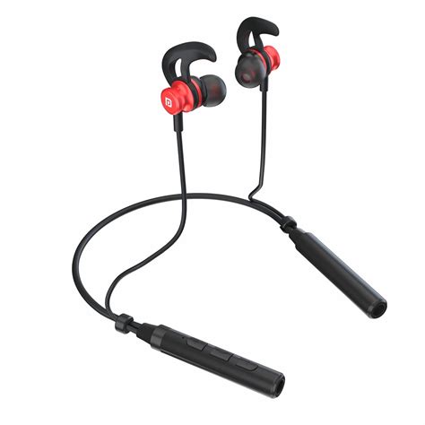 Portronics Harmonics 222 Bluetooth Wireless Sports Headset (Red ...