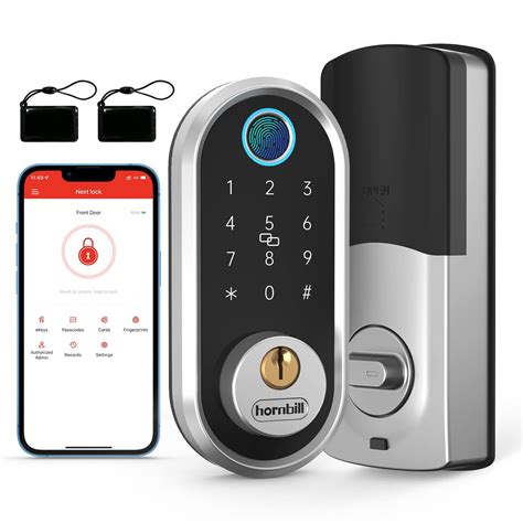 Buy Fingerprint Door Lock - Hornbill Smart Lock Keyless Entry Door Lock ...