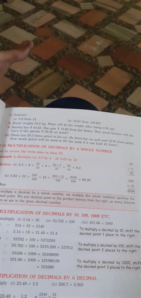 Dhoni has 30.5 litres petrol in his car he drove his car and used 18.95 ...