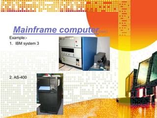 Image result for Examples of Categories of Mainframe Computer