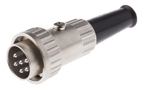 RS PRO | RS PRO 6 Pole Din Plug, 1A, 100 V ac, Bayonet, Male, Cable ...