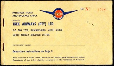 TREK AIRWAYS (PTY) LTD.