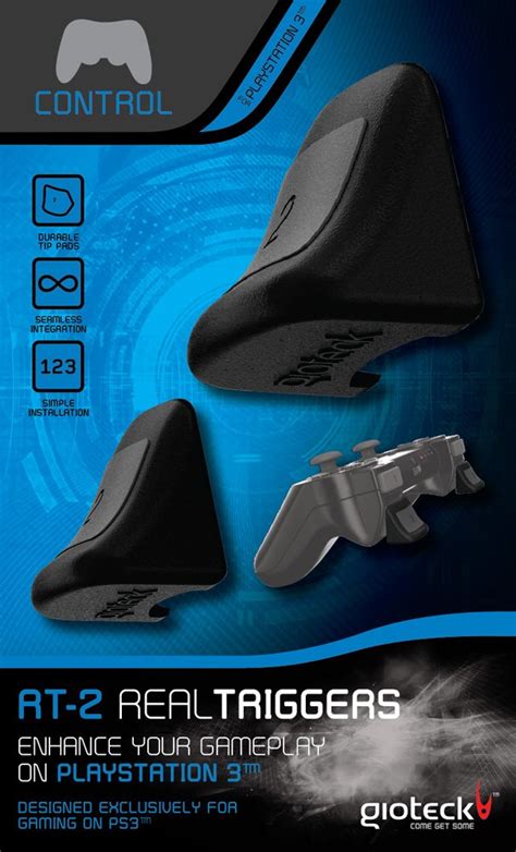 Gioteck PS3 Dual L / R Triggers Controller Attachments for Playstation ...