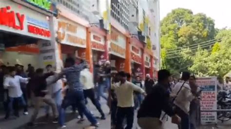 (VIDEO) Chandigarh Chemist Shop Employees Attack Each Other With Chairs ...