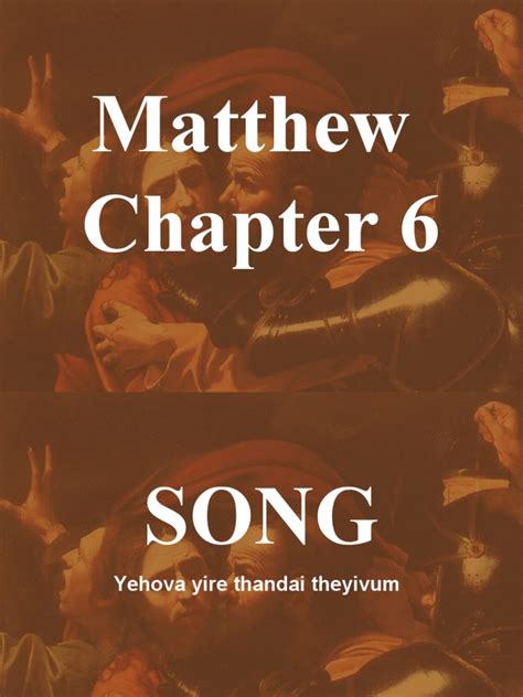 Image result for Matthew Chapter 6 Explained
