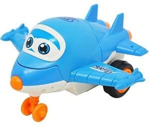 SATSA 2 in 1 Transformer Robot Plane Toys with 360° Rotation, Push & GO ...