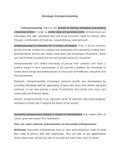 Entrepreneurship Management Notes PDF 的图像结果