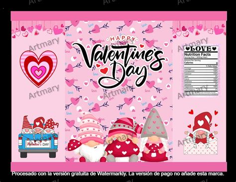 Buy Valentine Chip Bag SVG, Valentine Treat Bag, Valentine Favors ...