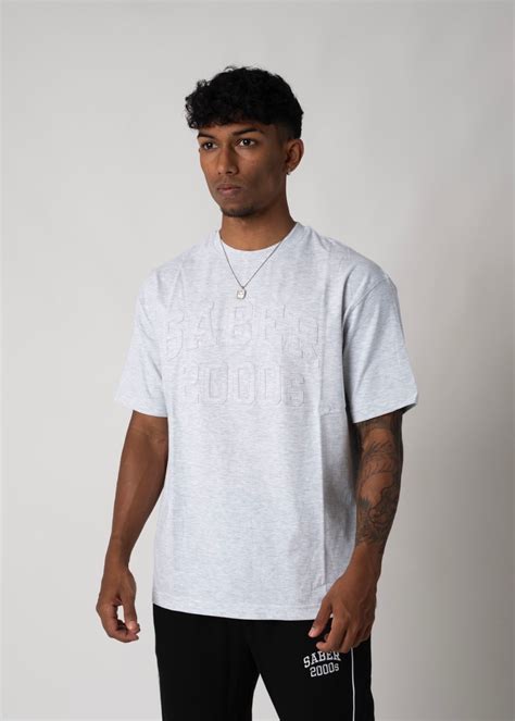 2000s Warm Up Tee [White Melange] – Saber And Sacrifice
