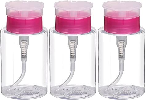 Feelhigh Nail Polish Remover Pump Push Down Empty Lockable Acetone Pump ...