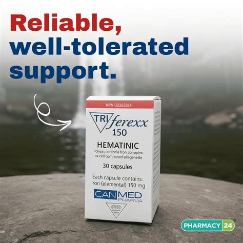 Buy Triferexx 150 | Gentle & High-Strength Iron Supplement Trusted in Canada