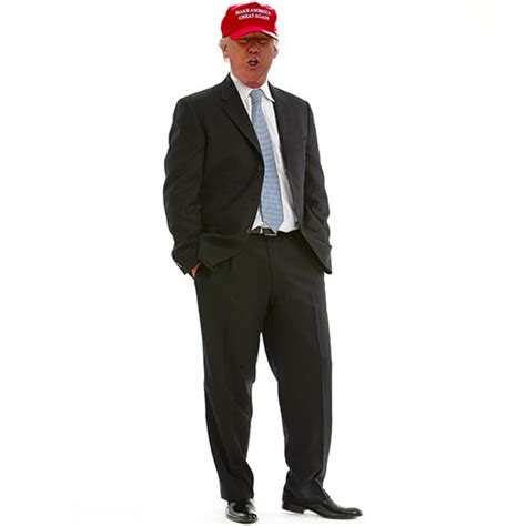 H38009 Donald Trump Red Hat Cardboard Cutout Standup : Amazon.in: Toys ...