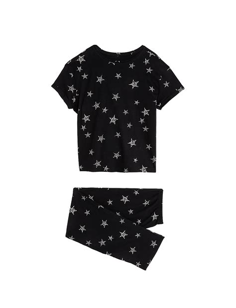 Buy Pure Cotton Star Print Pyjama Set at Marks & Spencer