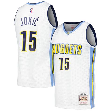 Mitchell Ness Nikola Jokic Denver Nuggets 2016/17 Throwback Swingman ...