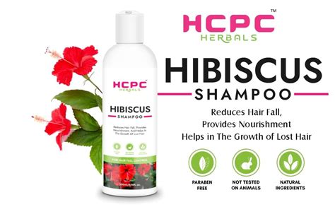 Buy HCPC HERBALS Hibiscus Shampoo, Anti Hair Fall Shampoo Enriched With ...