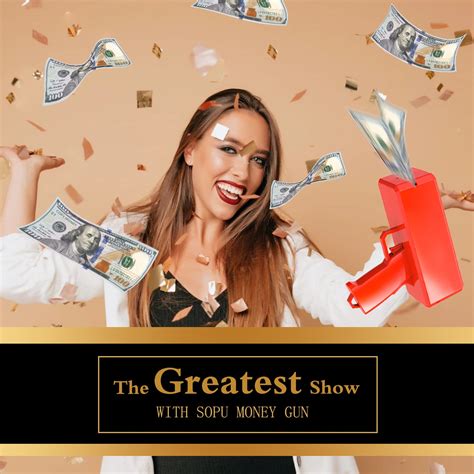 Buy Sopu Make it Rain Money Gun Paper Playing Spary Money Toy Gun, Prop ...