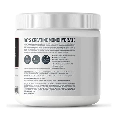 Isopure 100% Creatine Monohydrate - Enhance Performance – Body Building ...