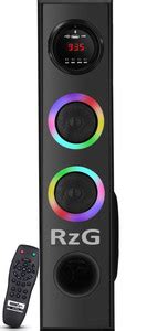 Buy RZG 5.25" Subwoofers, RGB Light, 120 W Bluetooth Tower Speaker ...